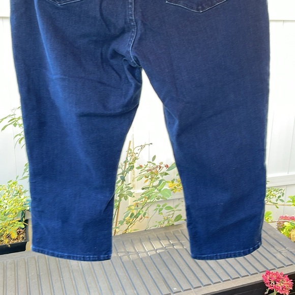 Women’s Levi’s Cropped Blue Jeans Size 16 - Picture 10 of 16